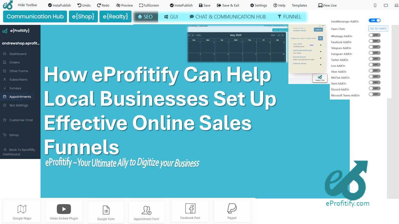 How eProfitify Can Help Local Businesses Set Up Effective Online Sales Funnels